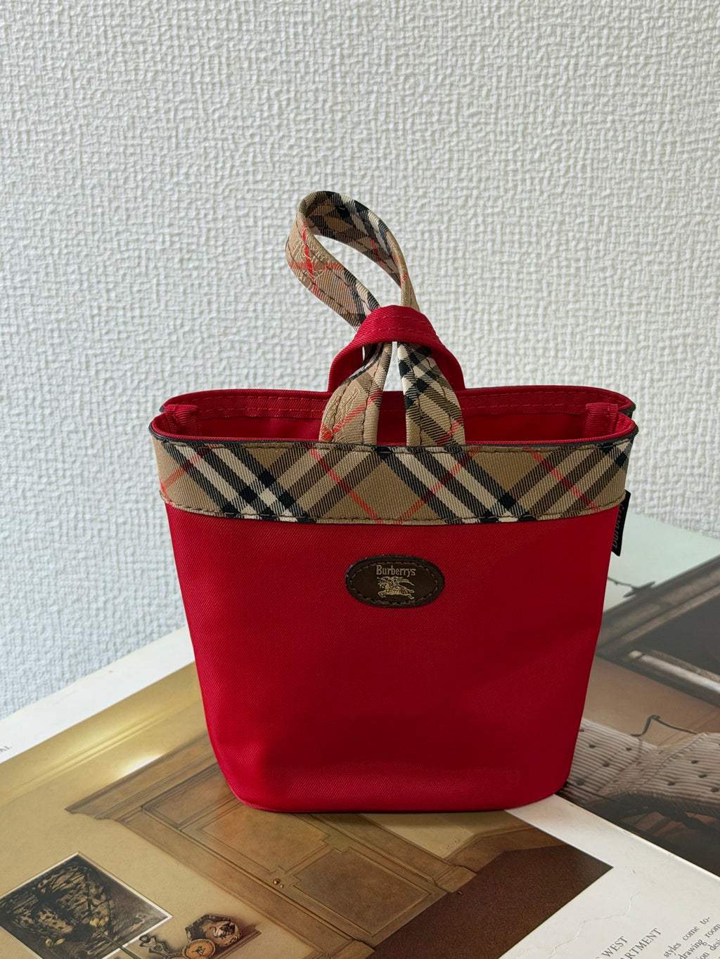 BURBERRY Canvas Handbag