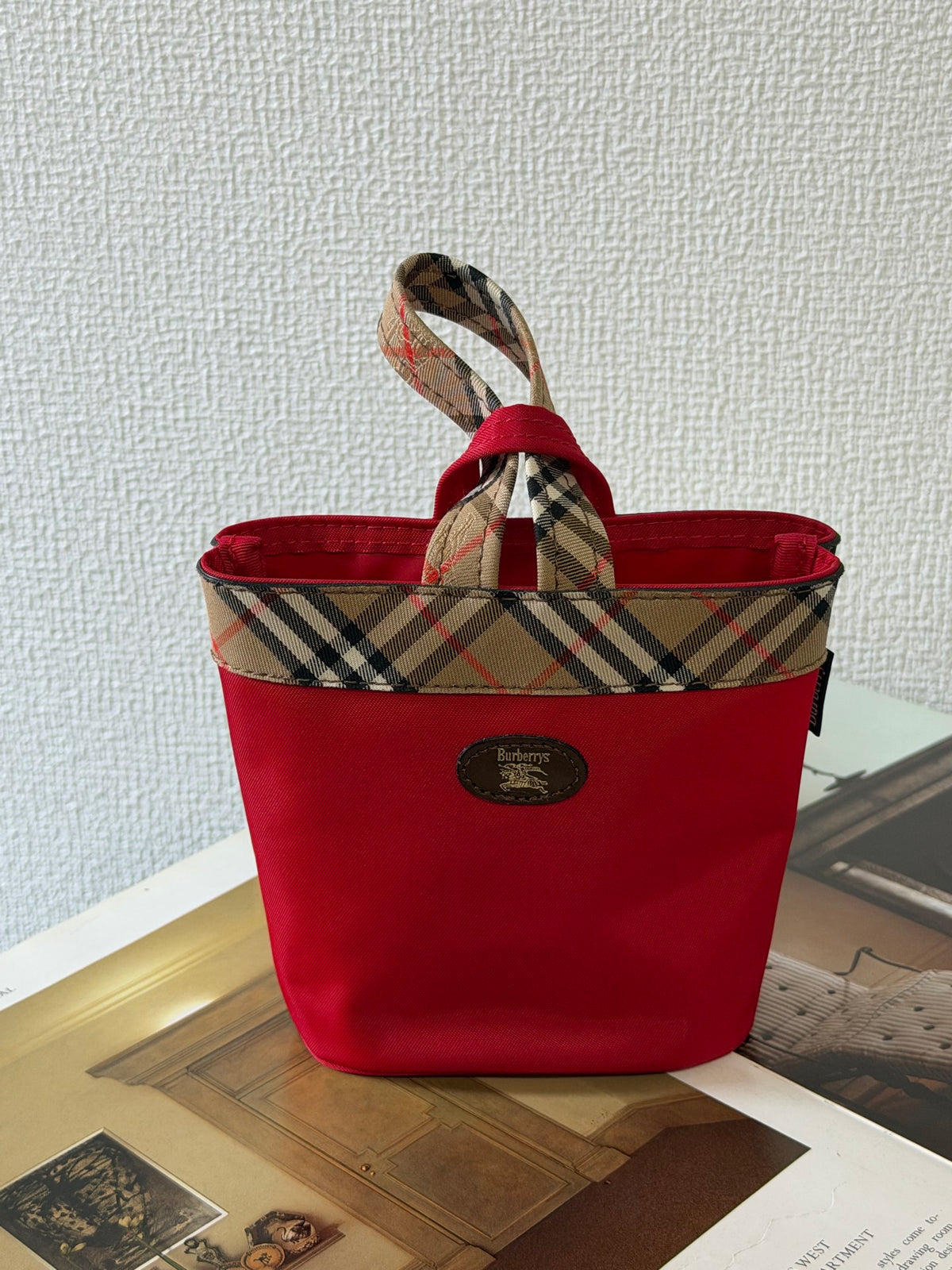 BURBERRY Canvas Handbag