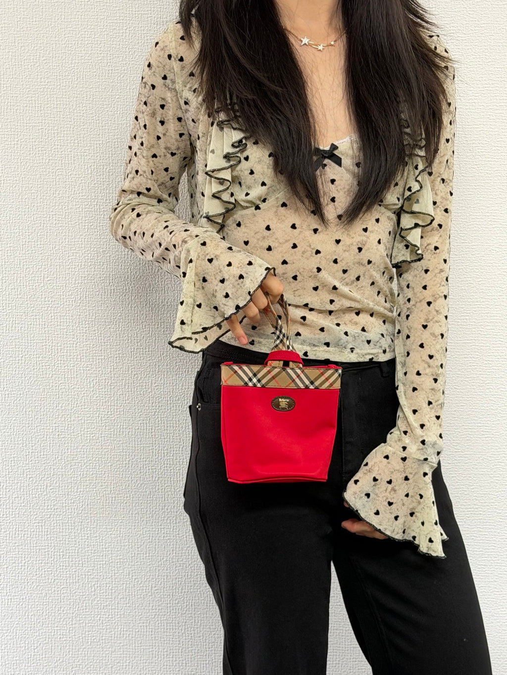 BURBERRY Canvas Handbag
