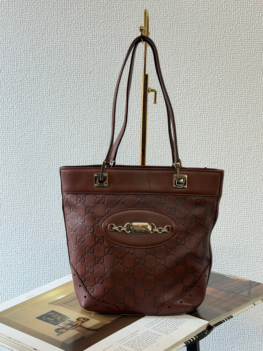 GUCCI Guccissima Punch Tote Bag