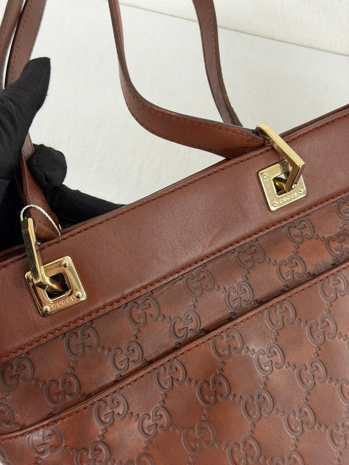 GUCCI Guccissima Punch Tote Bag