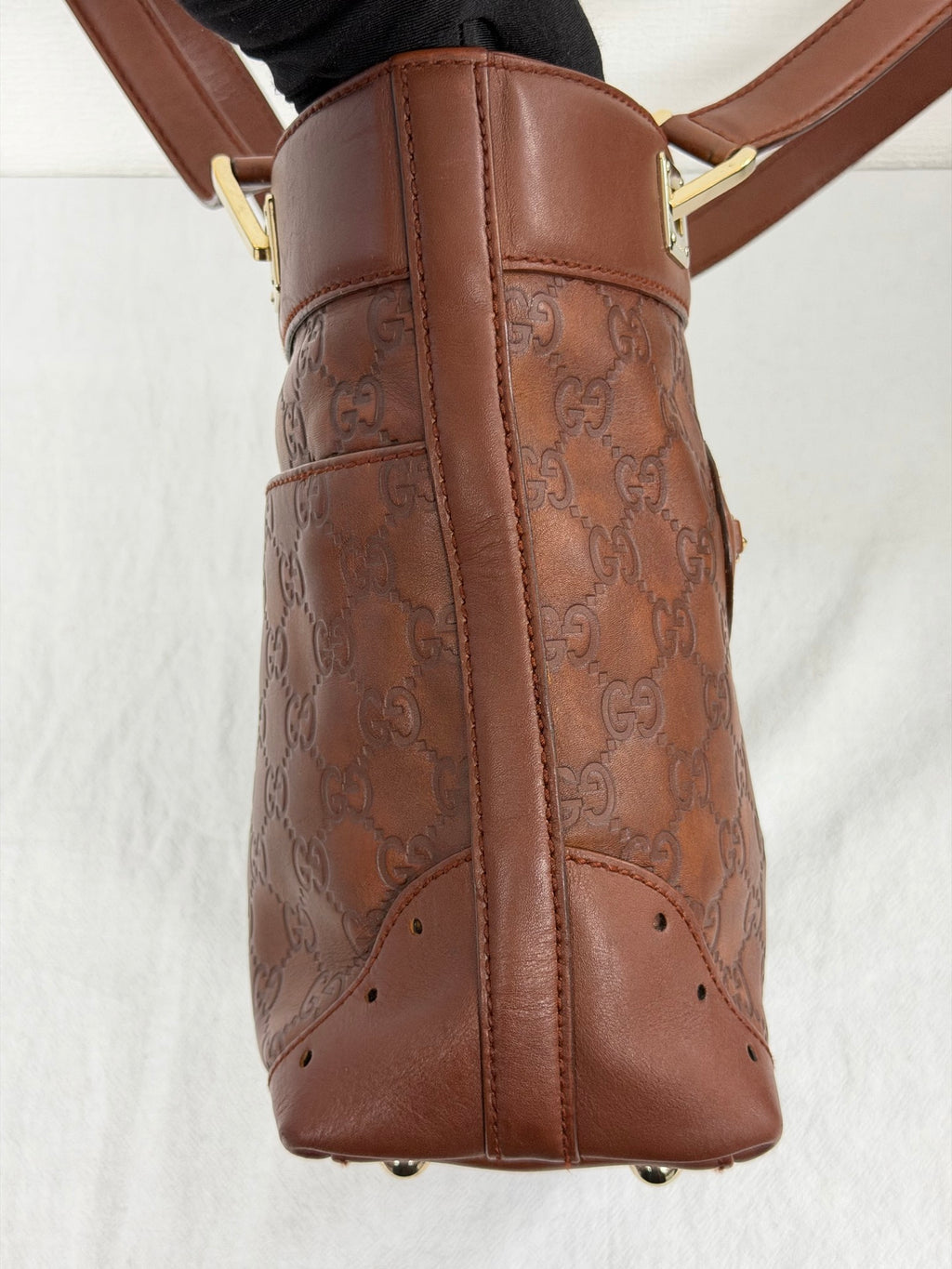 GUCCI Guccissima Punch Tote Bag