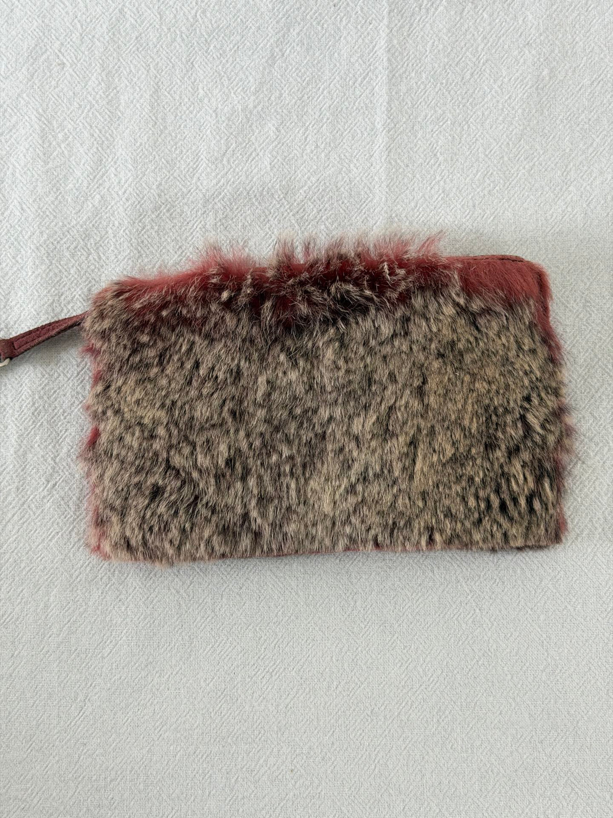 CHANEL Lapin Fur Patchwork Tote Bag