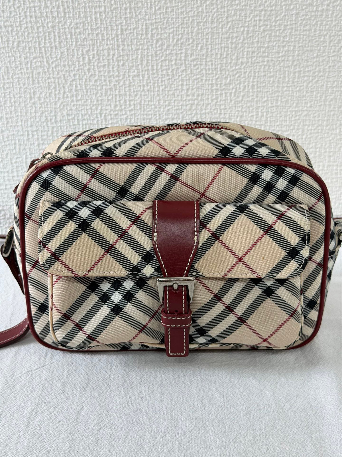 BURBERRY Blue Label Nova Check Pocket Crossbody Bag