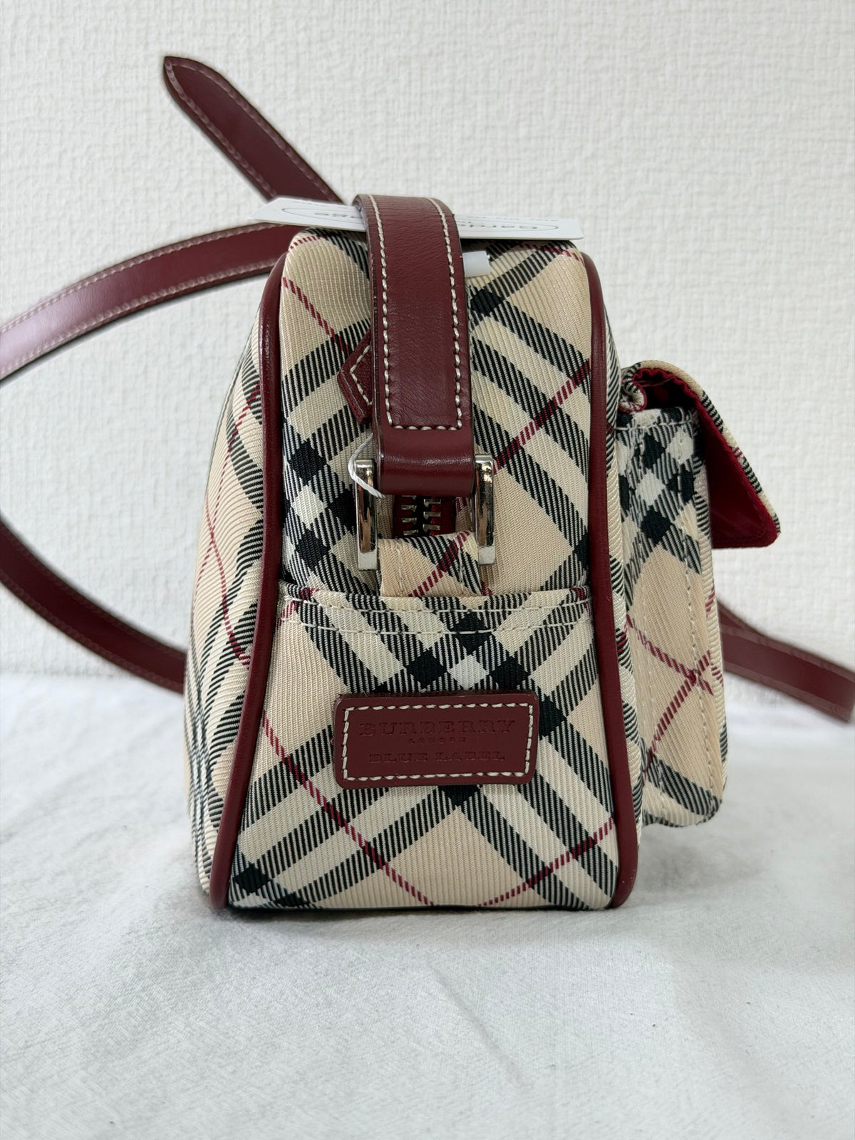BURBERRY Blue Label Nova Check Pocket Crossbody Bag