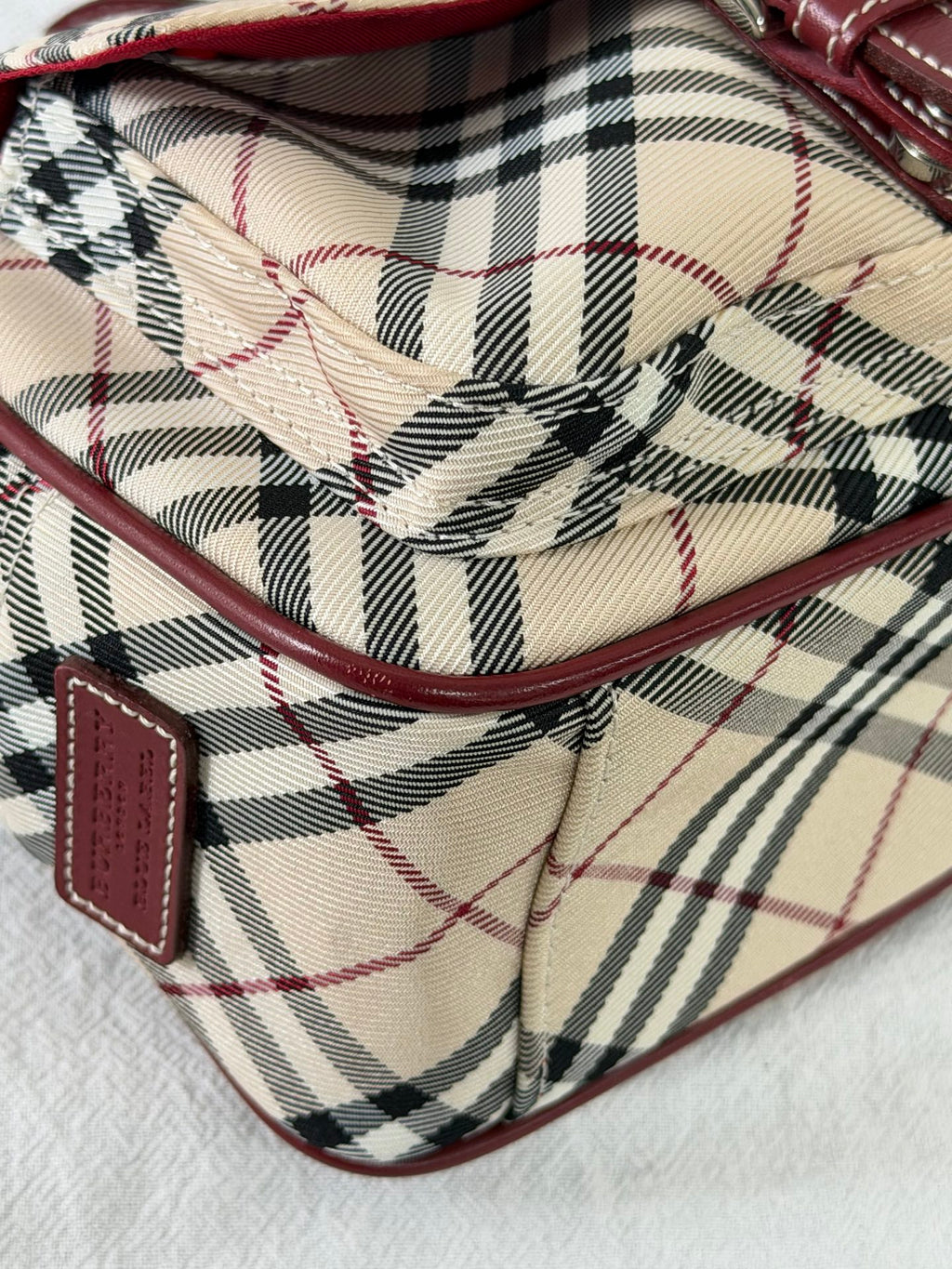 BURBERRY Blue Label Nova Check Pocket Crossbody Bag