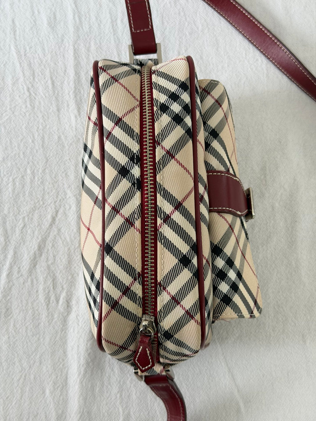 BURBERRY Blue Label Nova Check Pocket Crossbody Bag