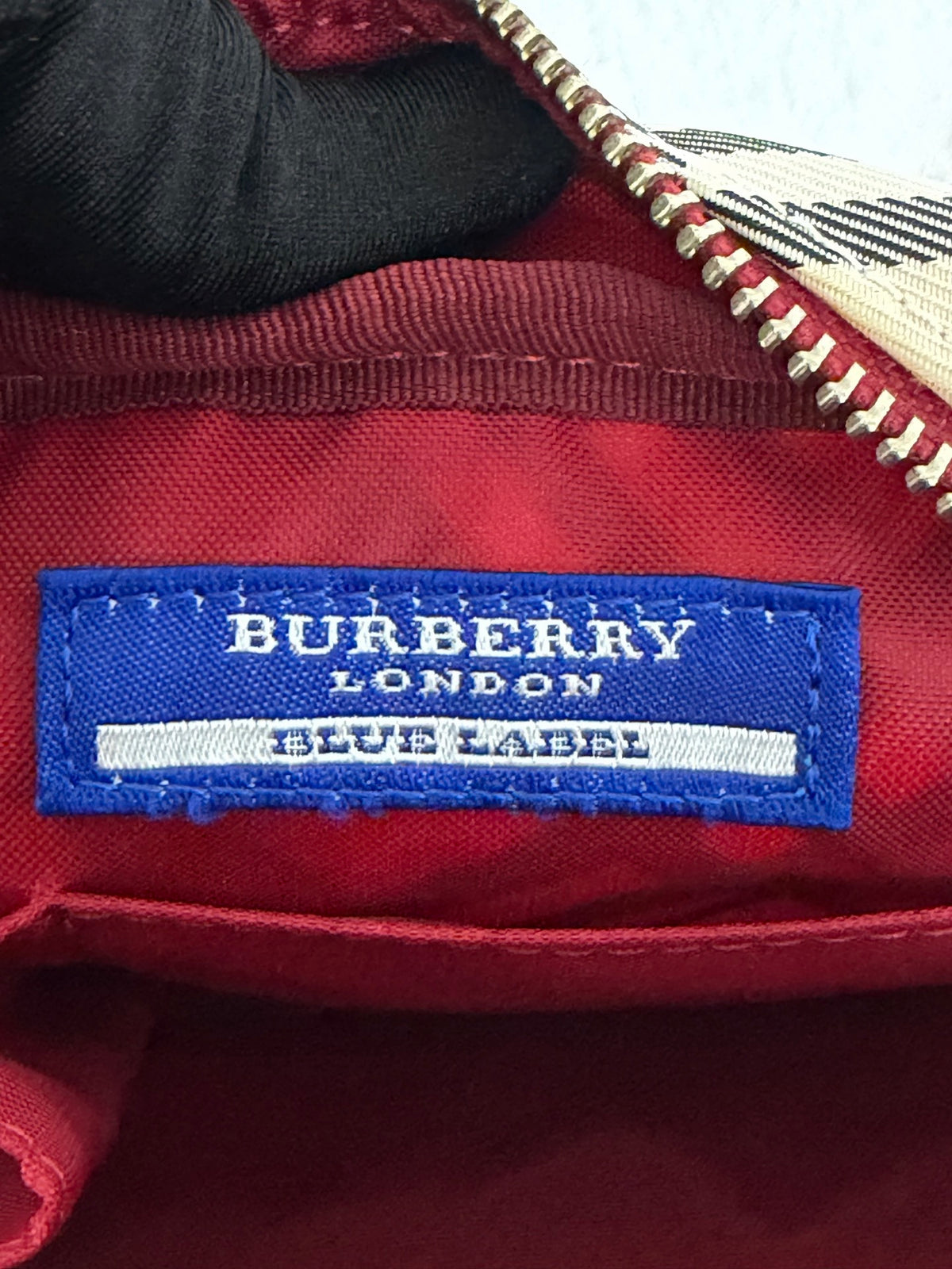 BURBERRY Blue Label Nova Check Pocket Crossbody Bag