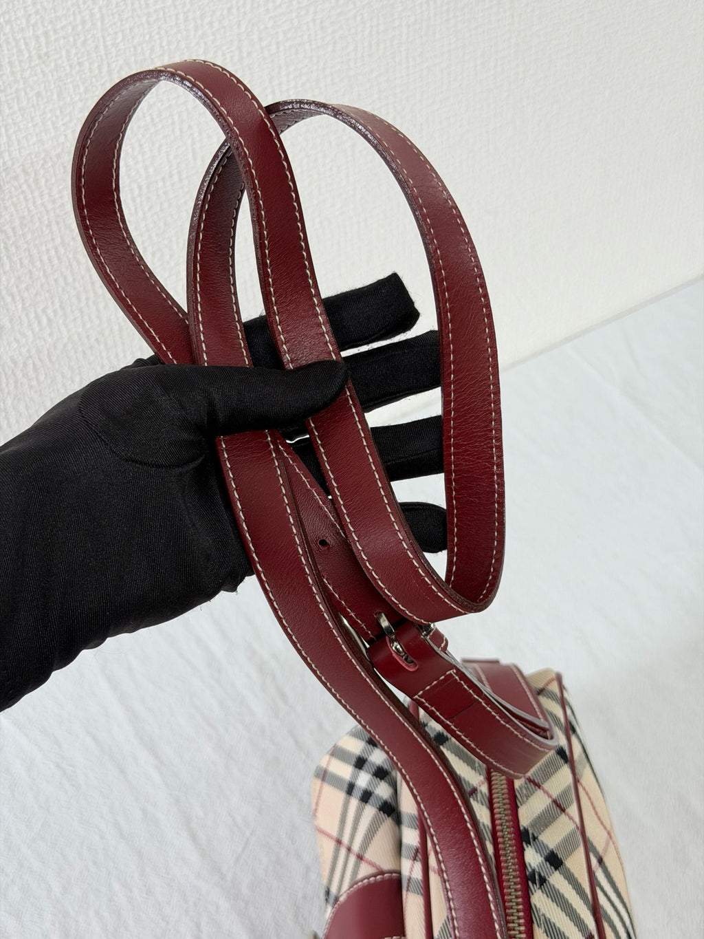 BURBERRY Blue Label Nova Check Pocket Crossbody Bag