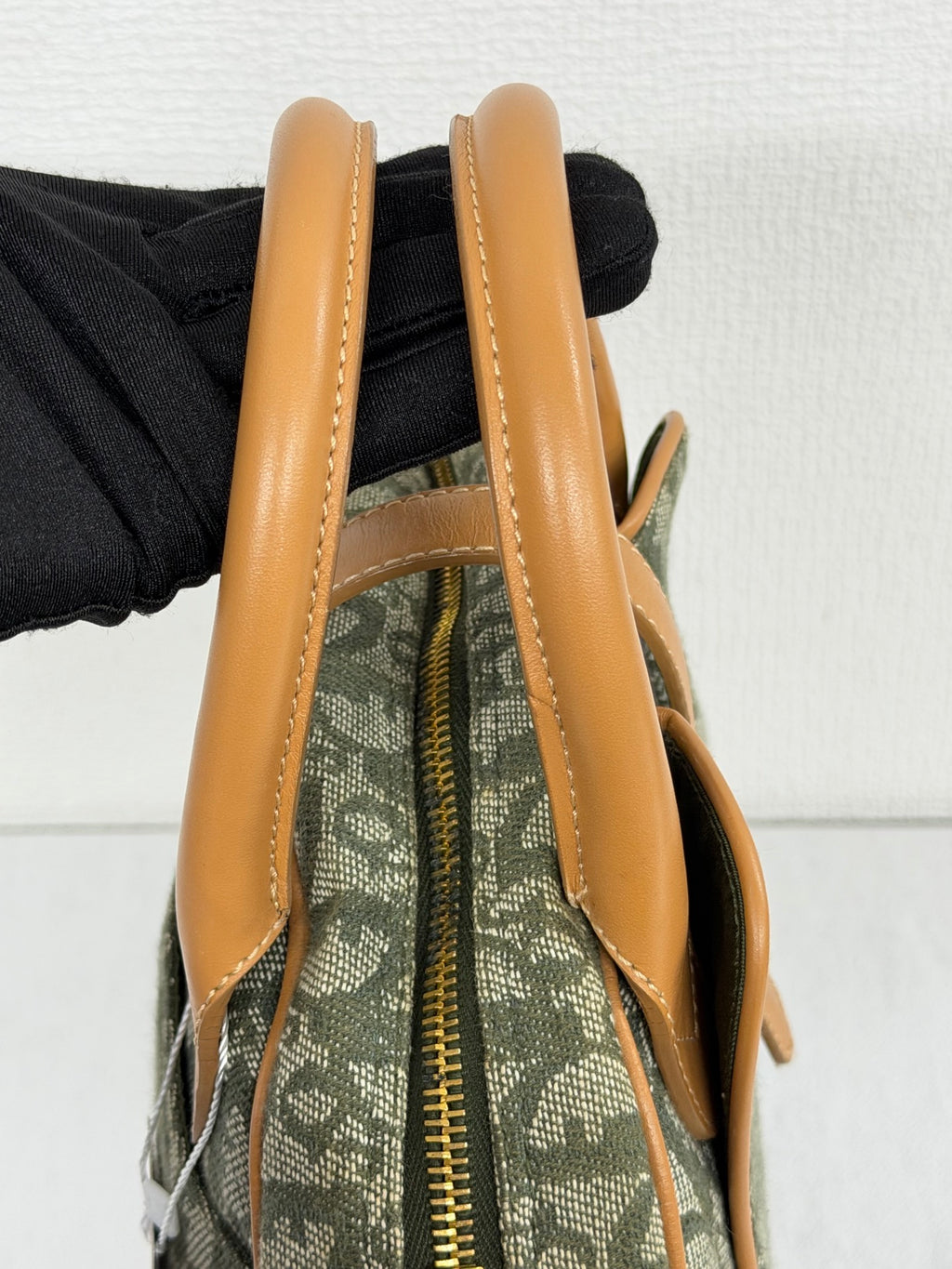 Christian Dior  Diorissimo Trotter Double Saddle Bowling Bag