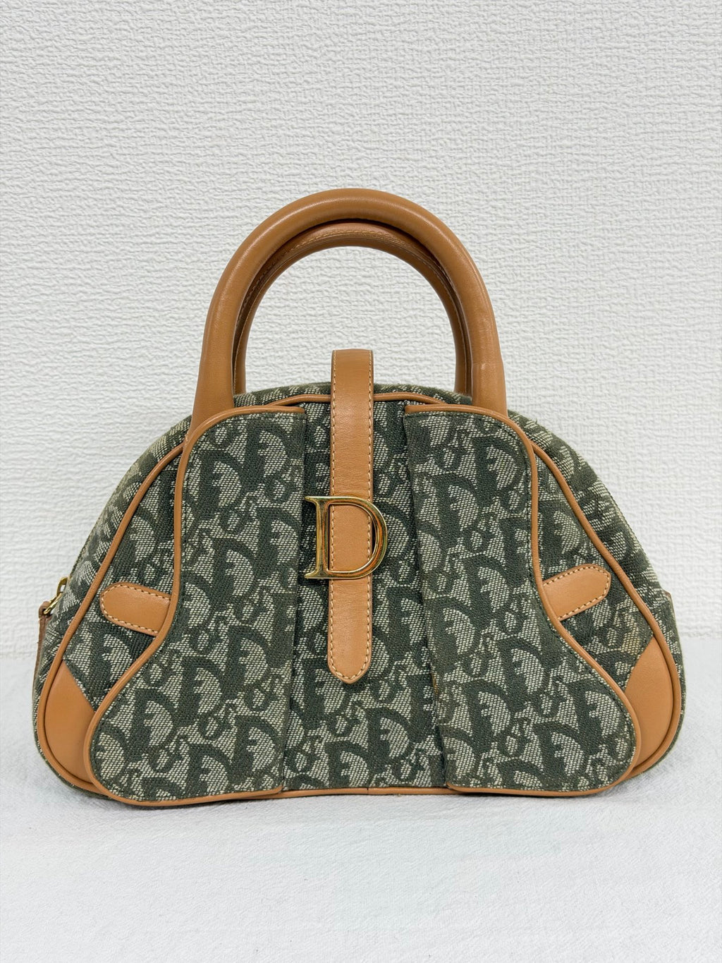 Christian Dior  Diorissimo Trotter Double Saddle Bowling Bag