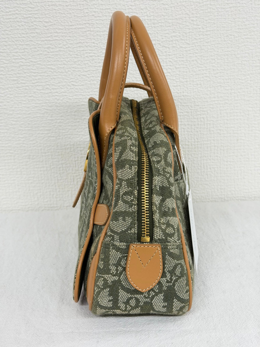 Christian Dior  Diorissimo Trotter Double Saddle Bowling Bag