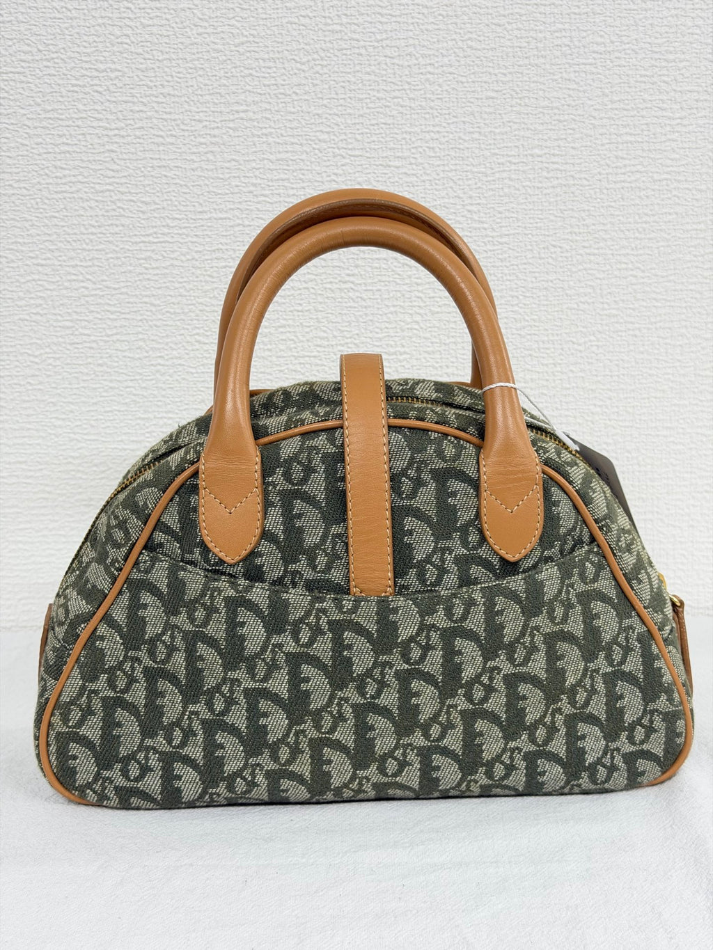 Christian Dior  Diorissimo Trotter Double Saddle Bowling Bag
