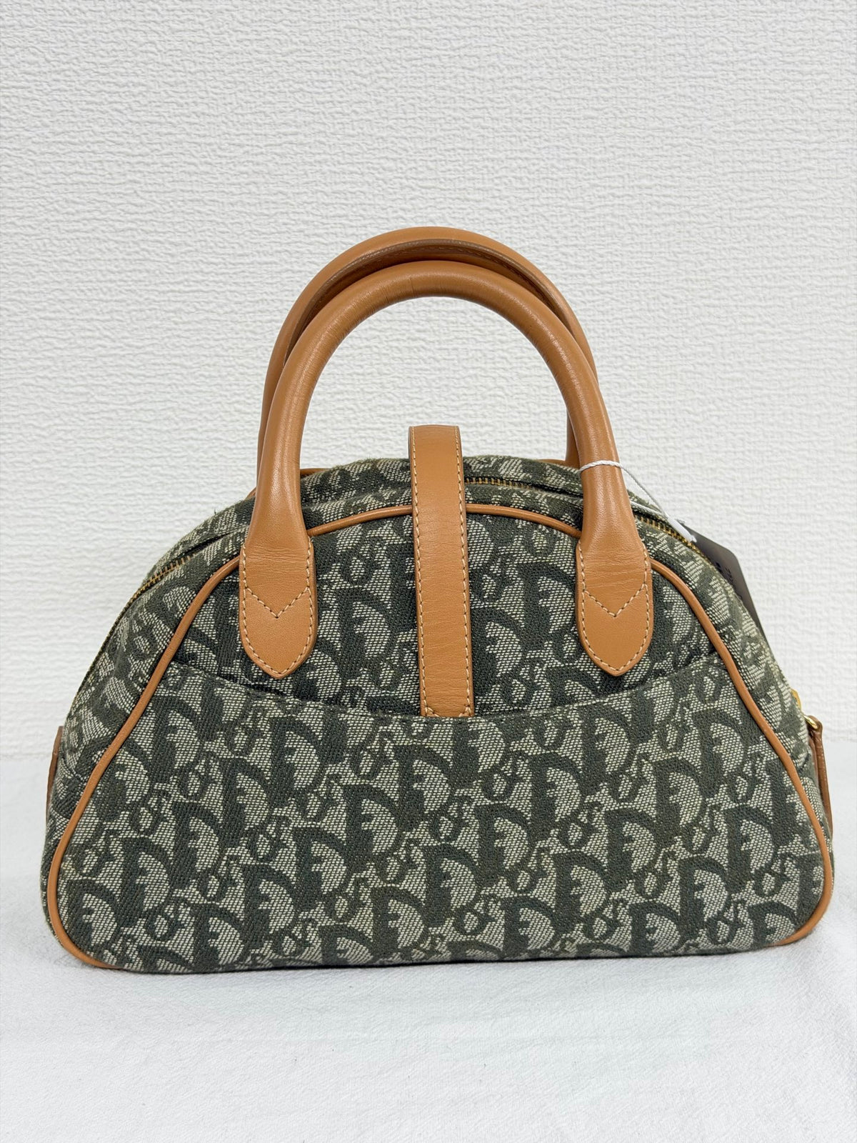 Christian Dior  Diorissimo Trotter Double Saddle Bowling Bag