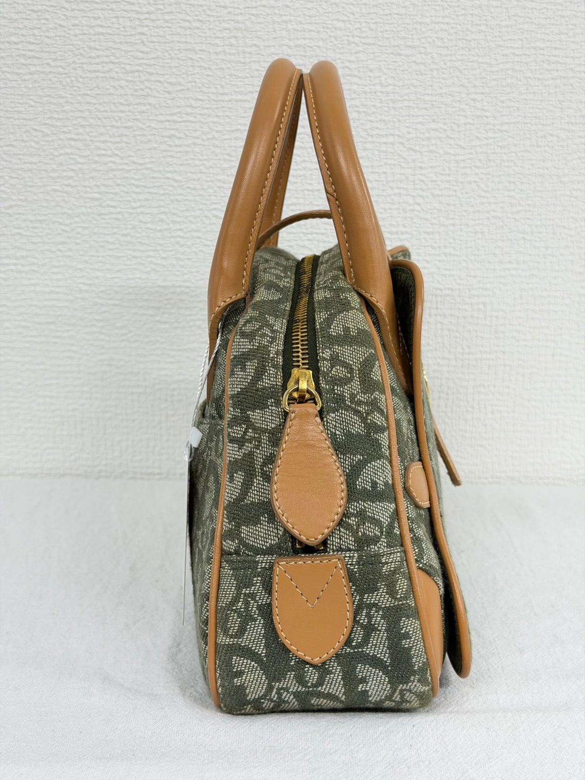 Christian Dior  Diorissimo Trotter Double Saddle Bowling Bag
