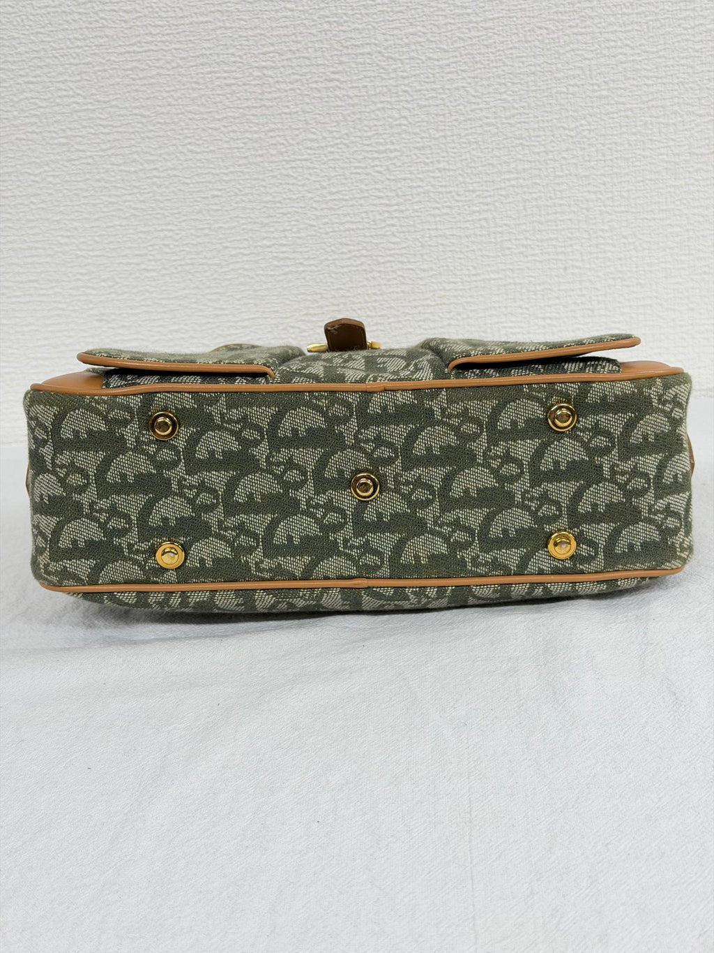 Christian Dior  Diorissimo Trotter Double Saddle Bowling Bag