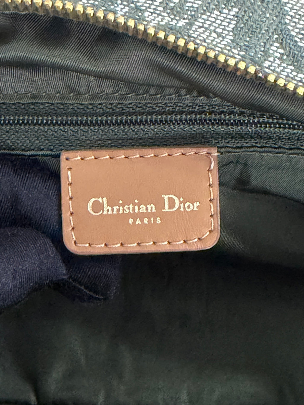 Christian Dior  Diorissimo Trotter Double Saddle Bowling Bag