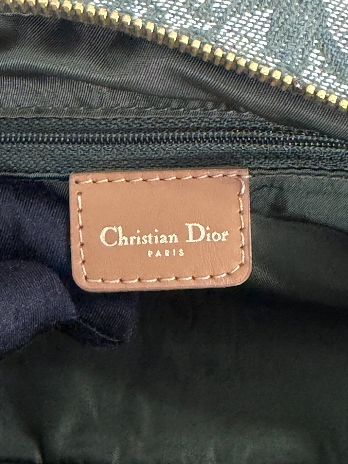 Christian Dior  Diorissimo Trotter Double Saddle Bowling Bag
