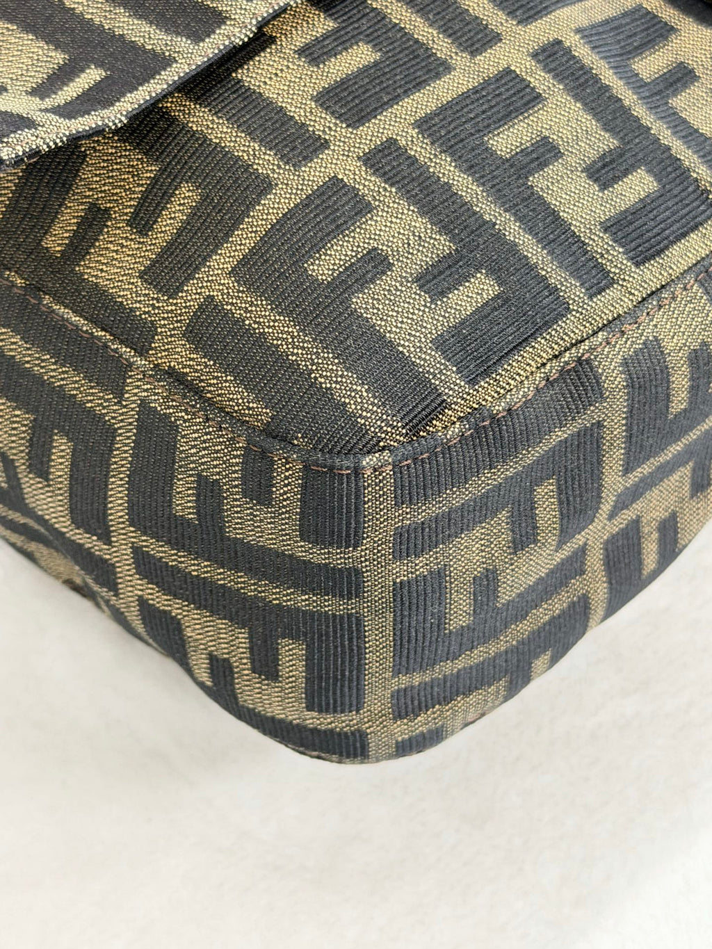 FENDI Zucca Maxi Mamma Baguette Flap Bag