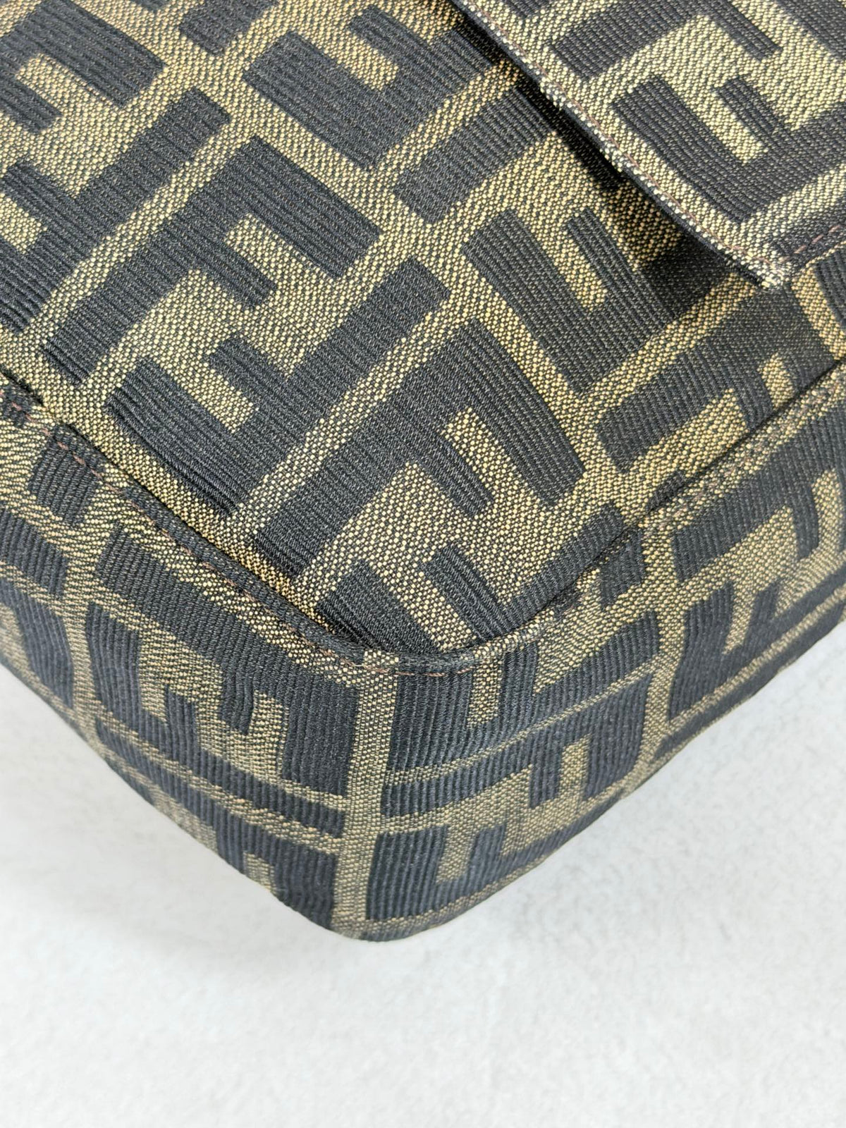 FENDI Zucca Maxi Mamma Baguette Flap Bag