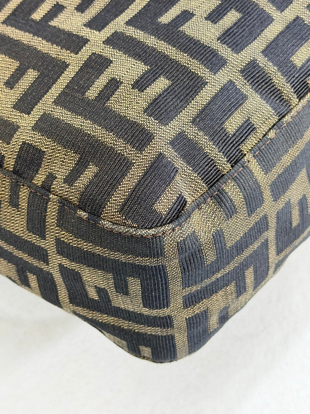 FENDI Zucca Maxi Mamma Baguette Flap Bag