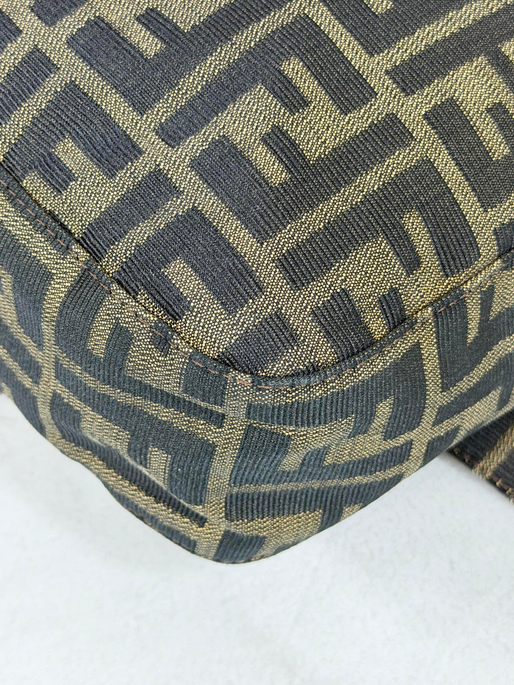 FENDI Zucca Maxi Mamma Baguette Flap Bag