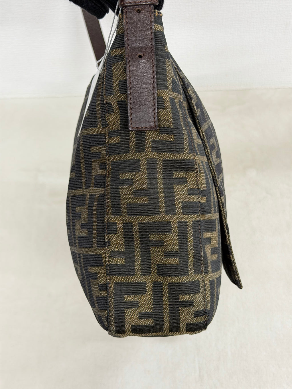 FENDI Zucca Maxi Mamma Baguette Flap Bag