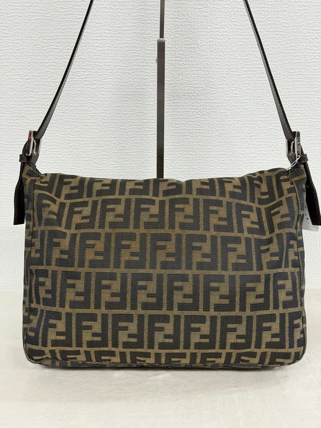 FENDI Zucca Maxi Mamma Baguette Flap Bag
