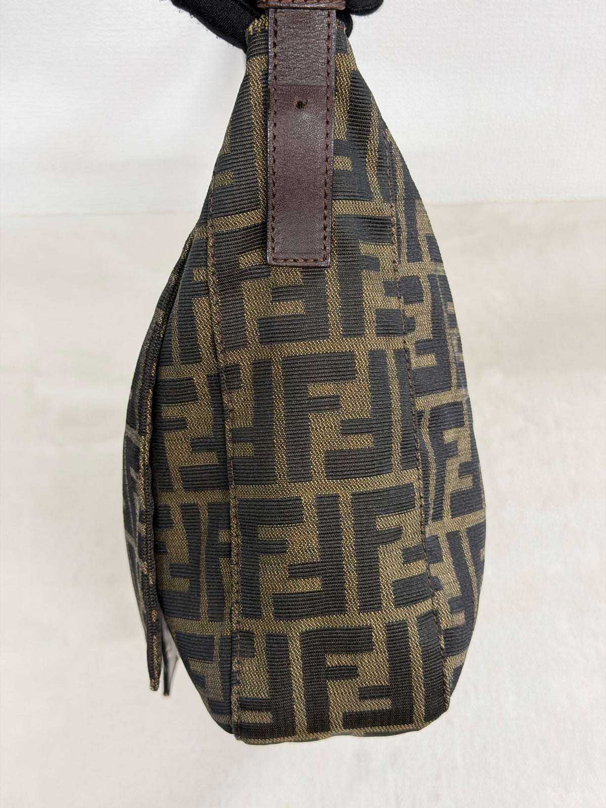 FENDI Zucca Maxi Mamma Baguette Flap Bag