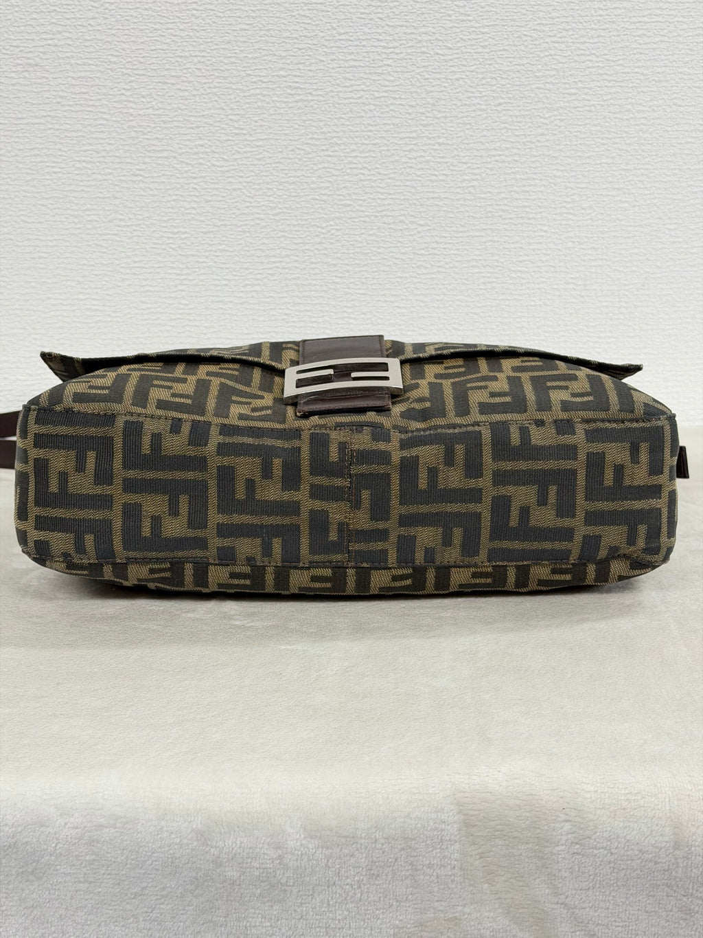 FENDI Zucca Maxi Mamma Baguette Flap Bag