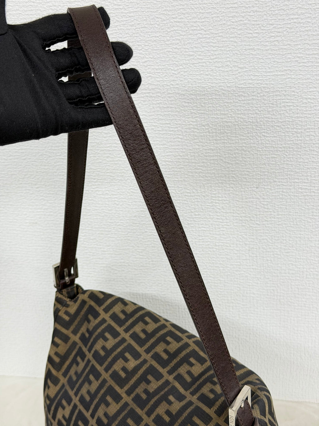 FENDI Zucca Maxi Mamma Baguette Flap Bag