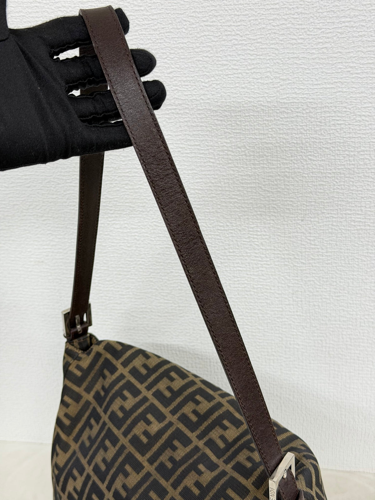FENDI Zucca Maxi Mamma Baguette Flap Bag