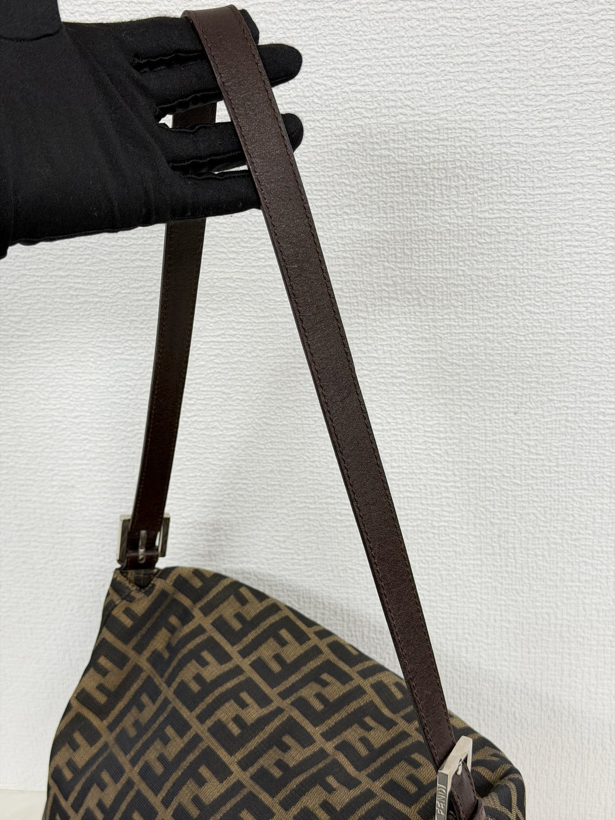 FENDI Zucca Maxi Mamma Baguette Flap Bag