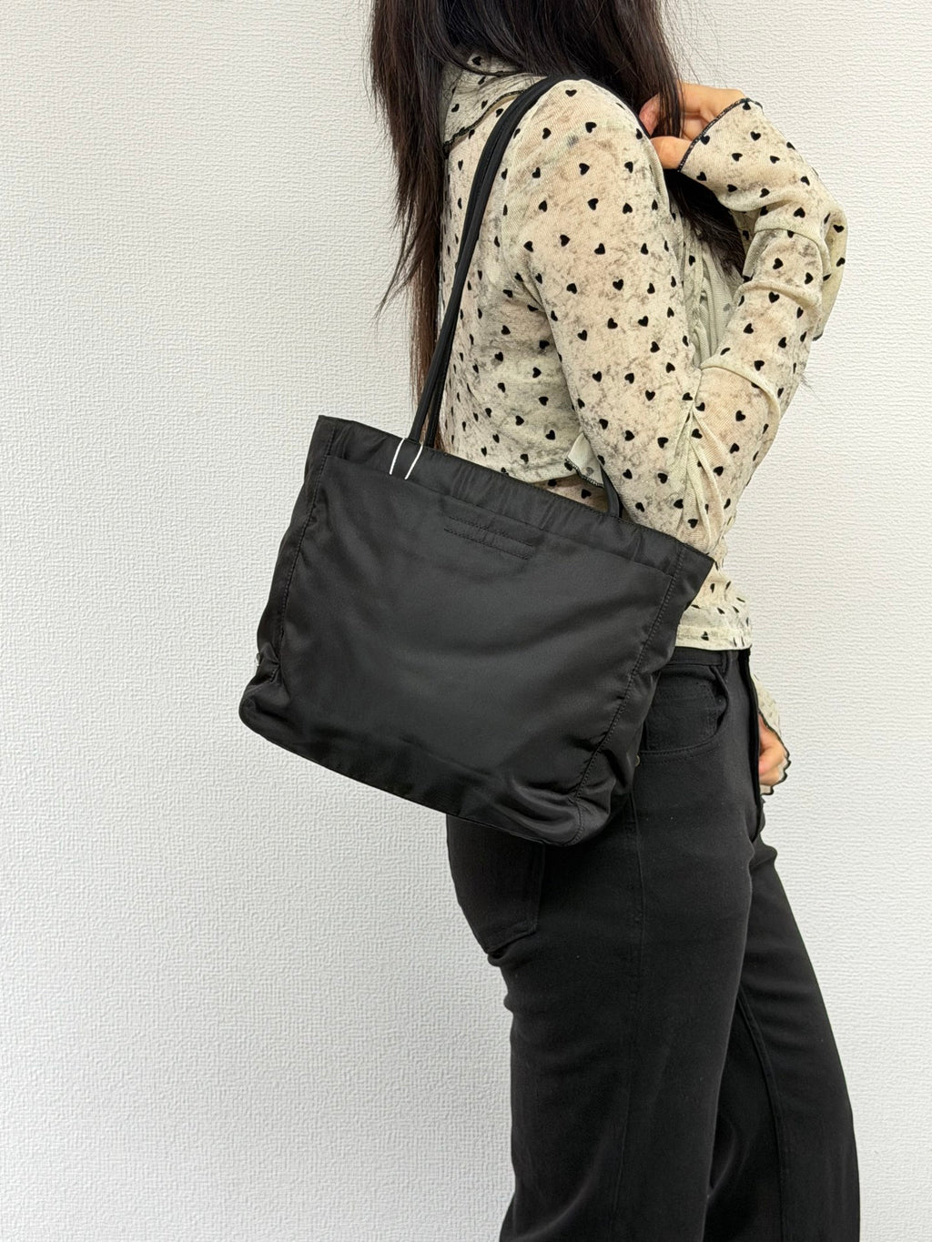 PRADA Tessuto Nylon City Tote Bag