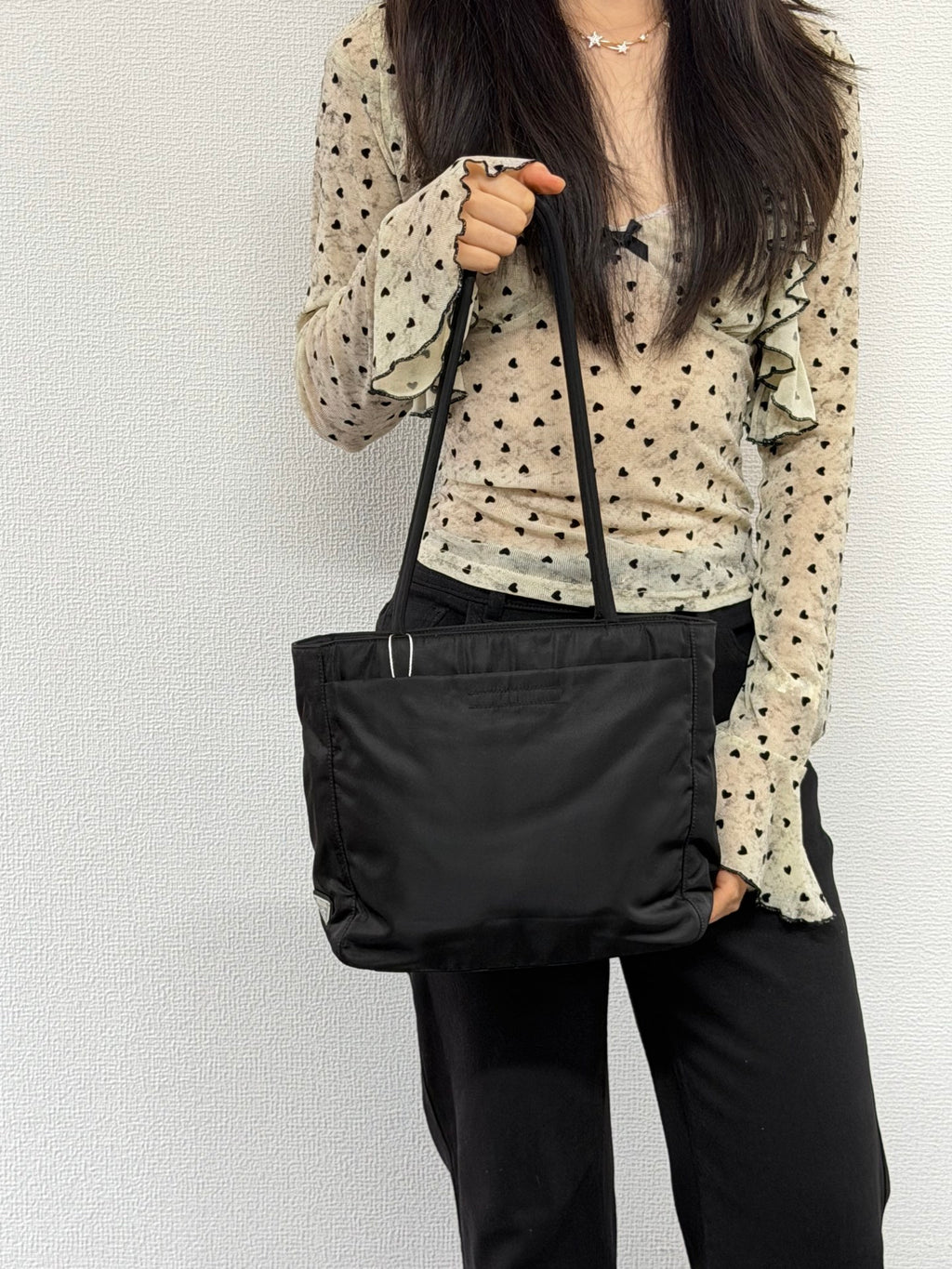 PRADA Tessuto Nylon City Tote Bag