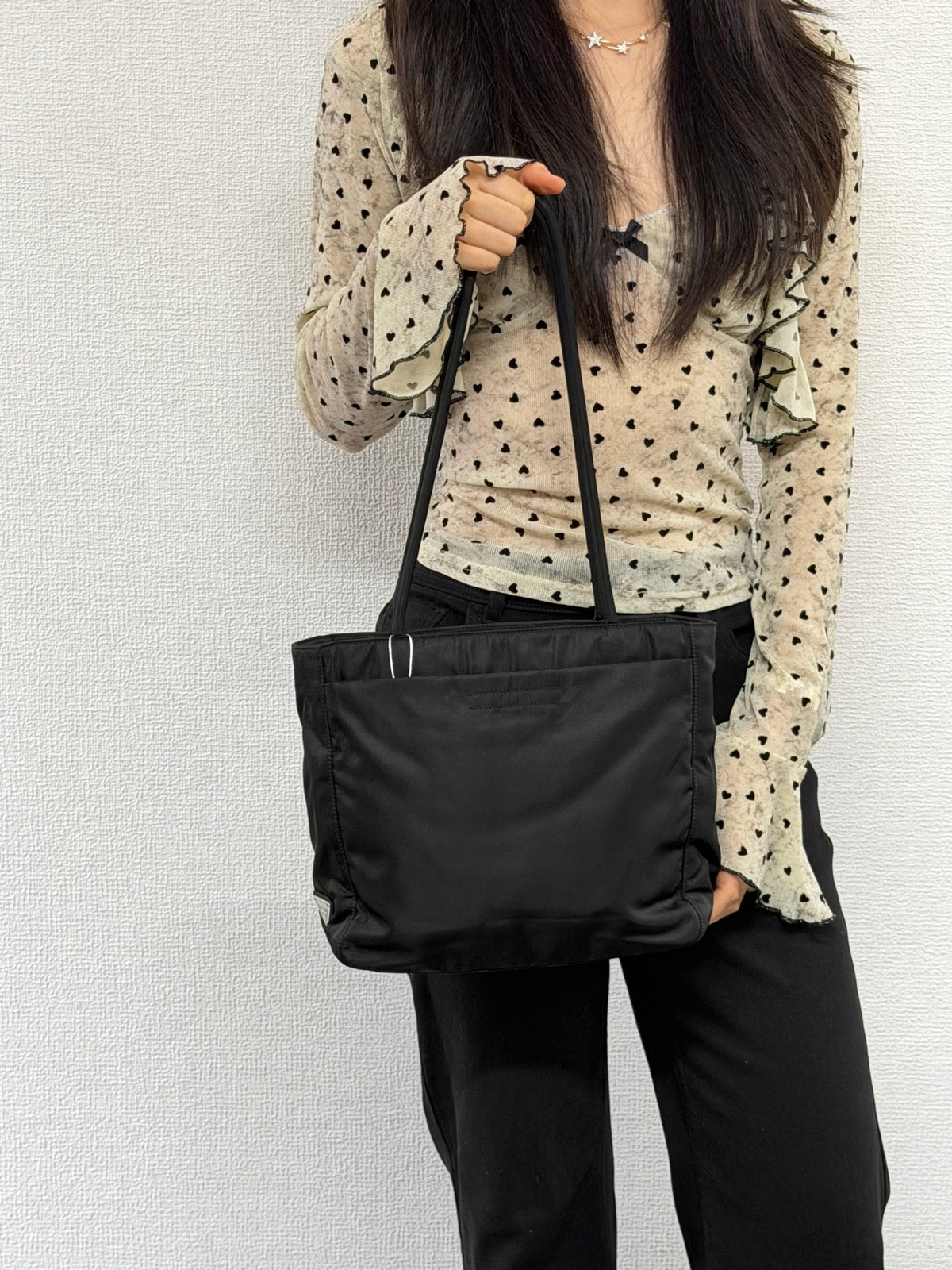 PRADA Tessuto Nylon City Tote Bag