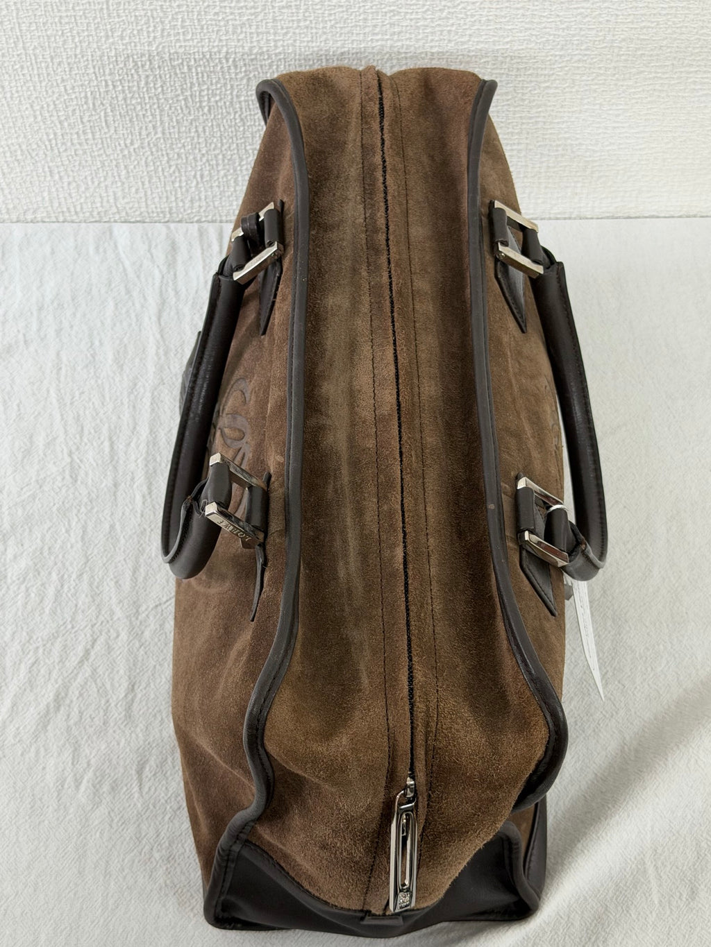 LOEWE Suede Amazona Handbag