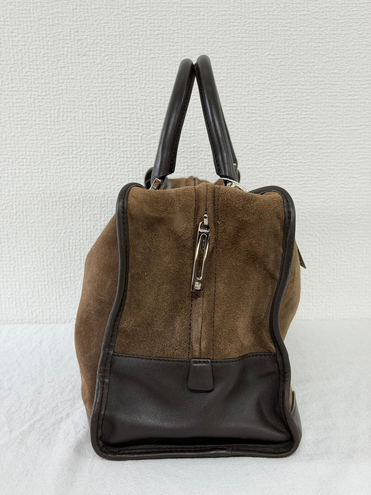 LOEWE Suede Amazona Handbag