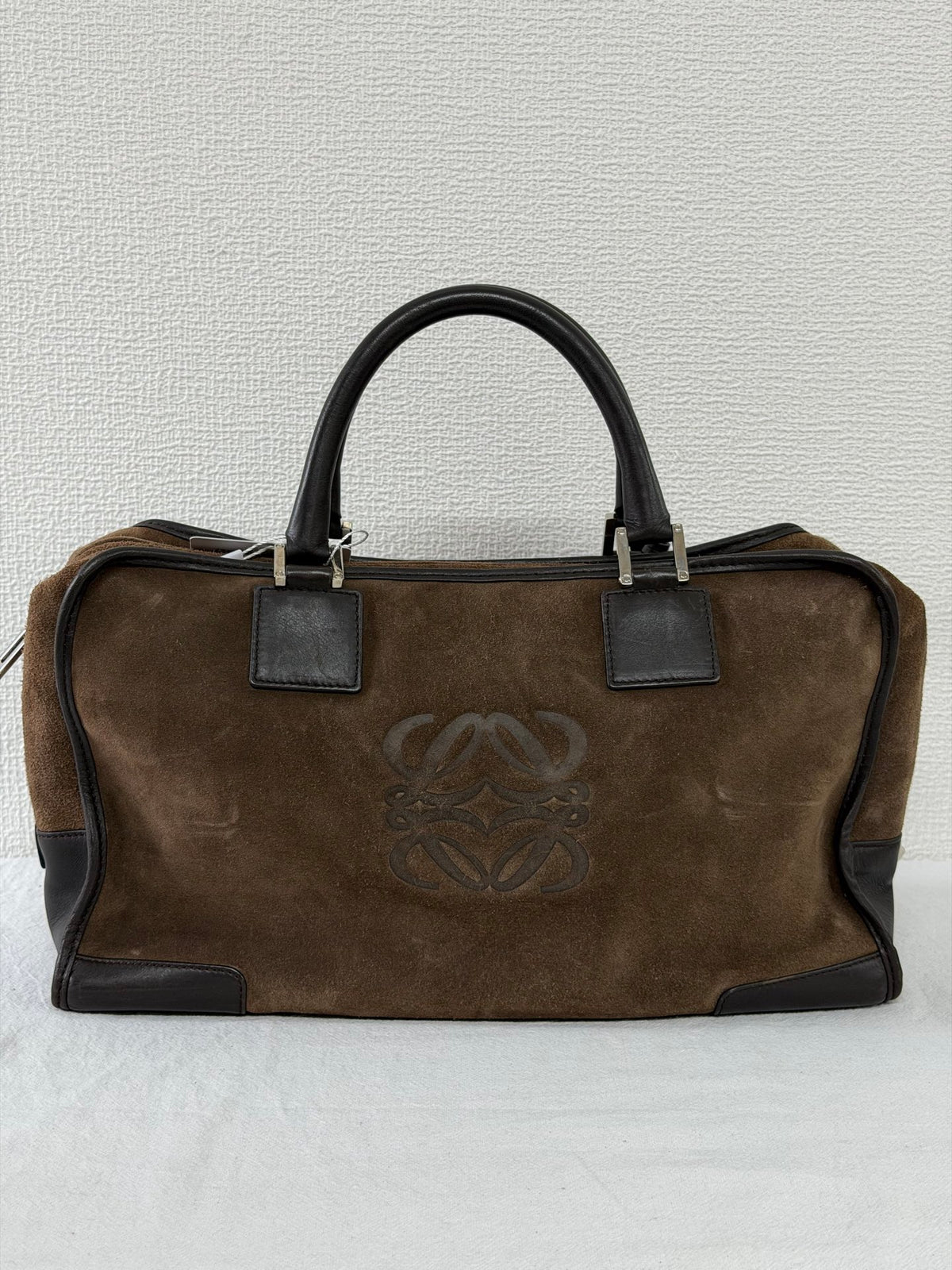 LOEWE Suede Amazona Handbag