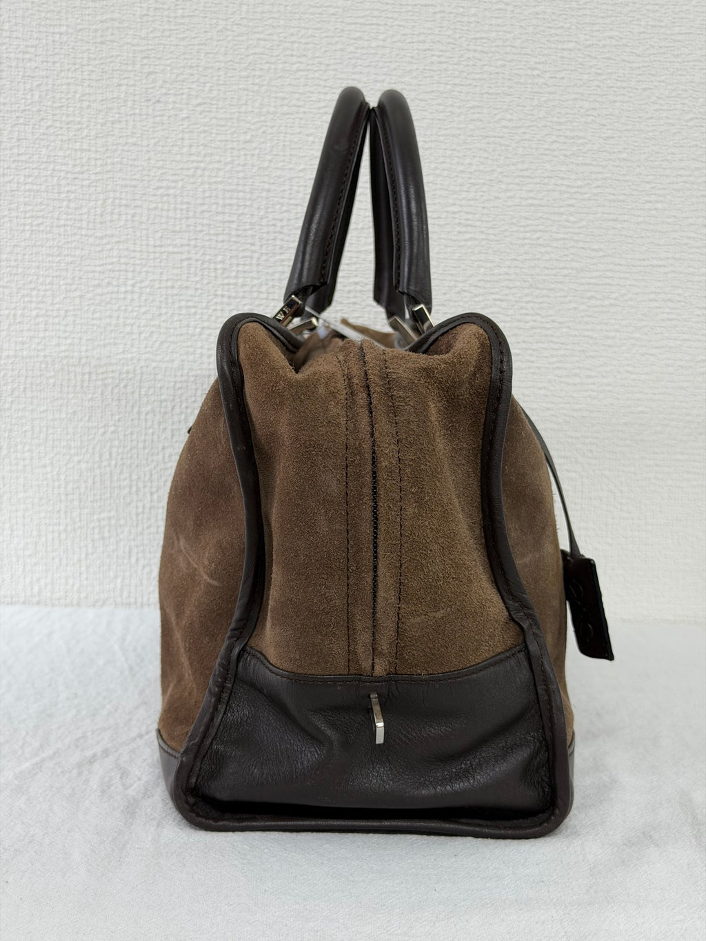 LOEWE Suede Amazona Handbag