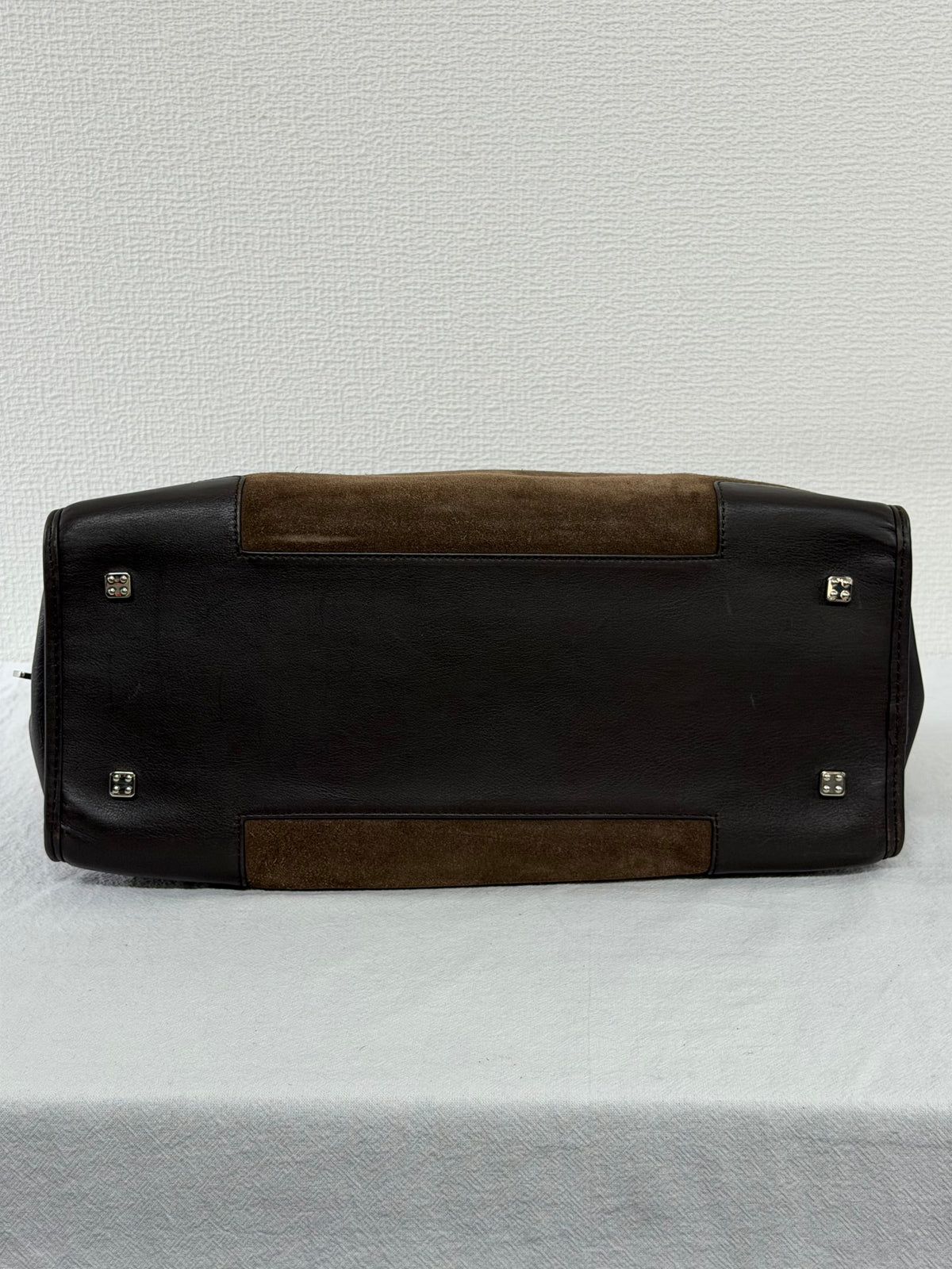 LOEWE Suede Amazona Handbag