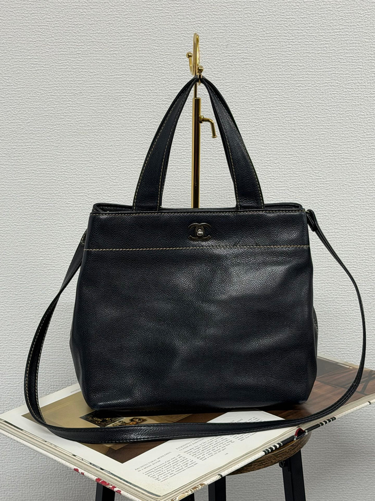 CHANEL Wild Stitch 2-Way Tote Bag