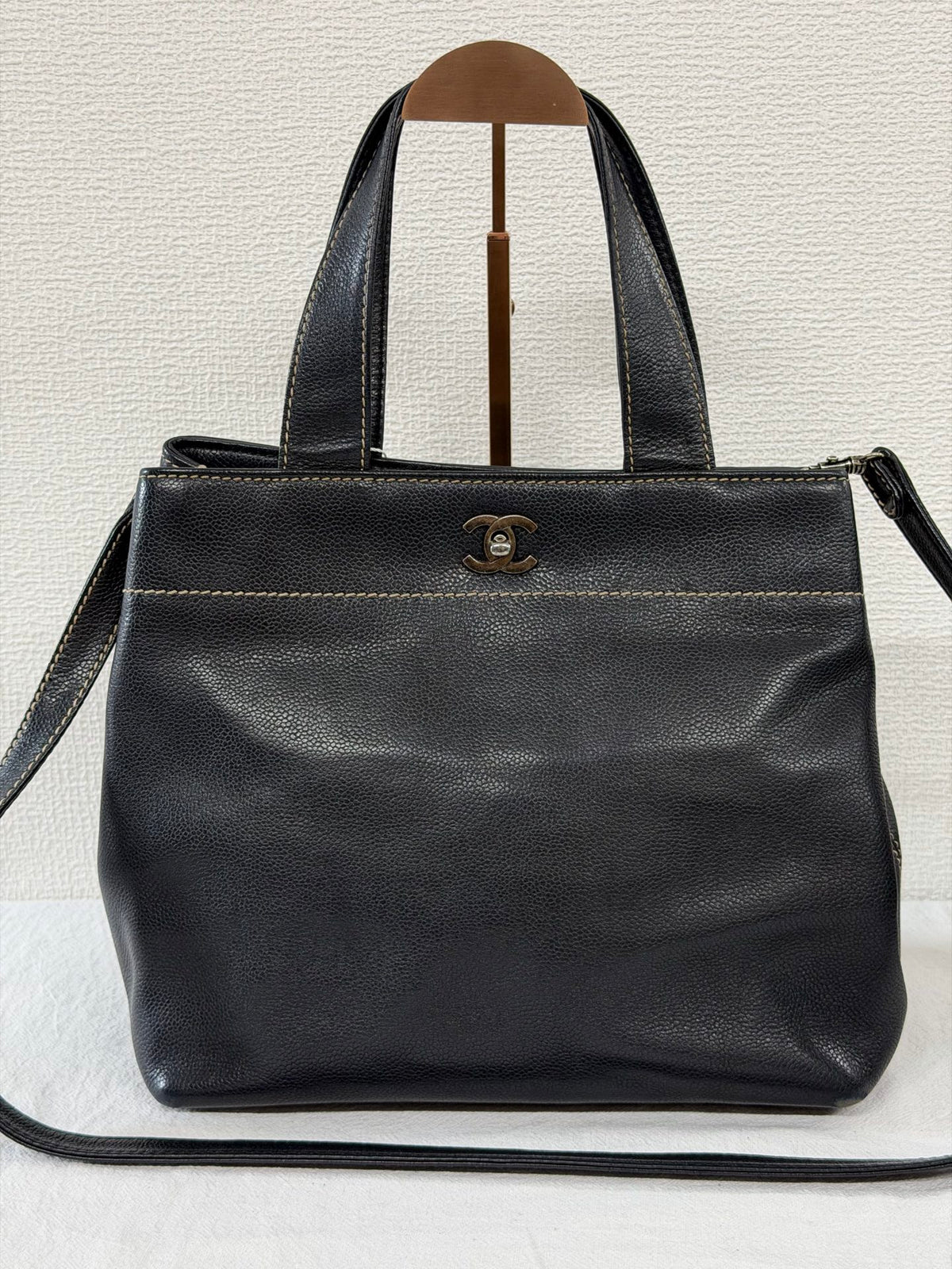 CHANEL Wild Stitch 2-Way Tote Bag