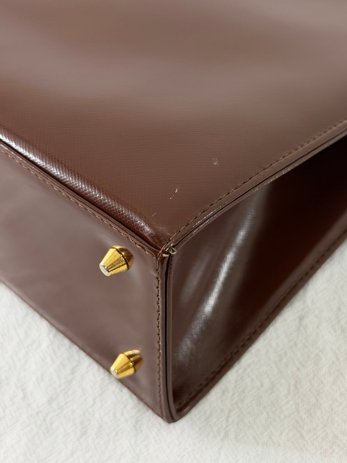 Yves Saint Laurent Box Flap Top Handle Bag