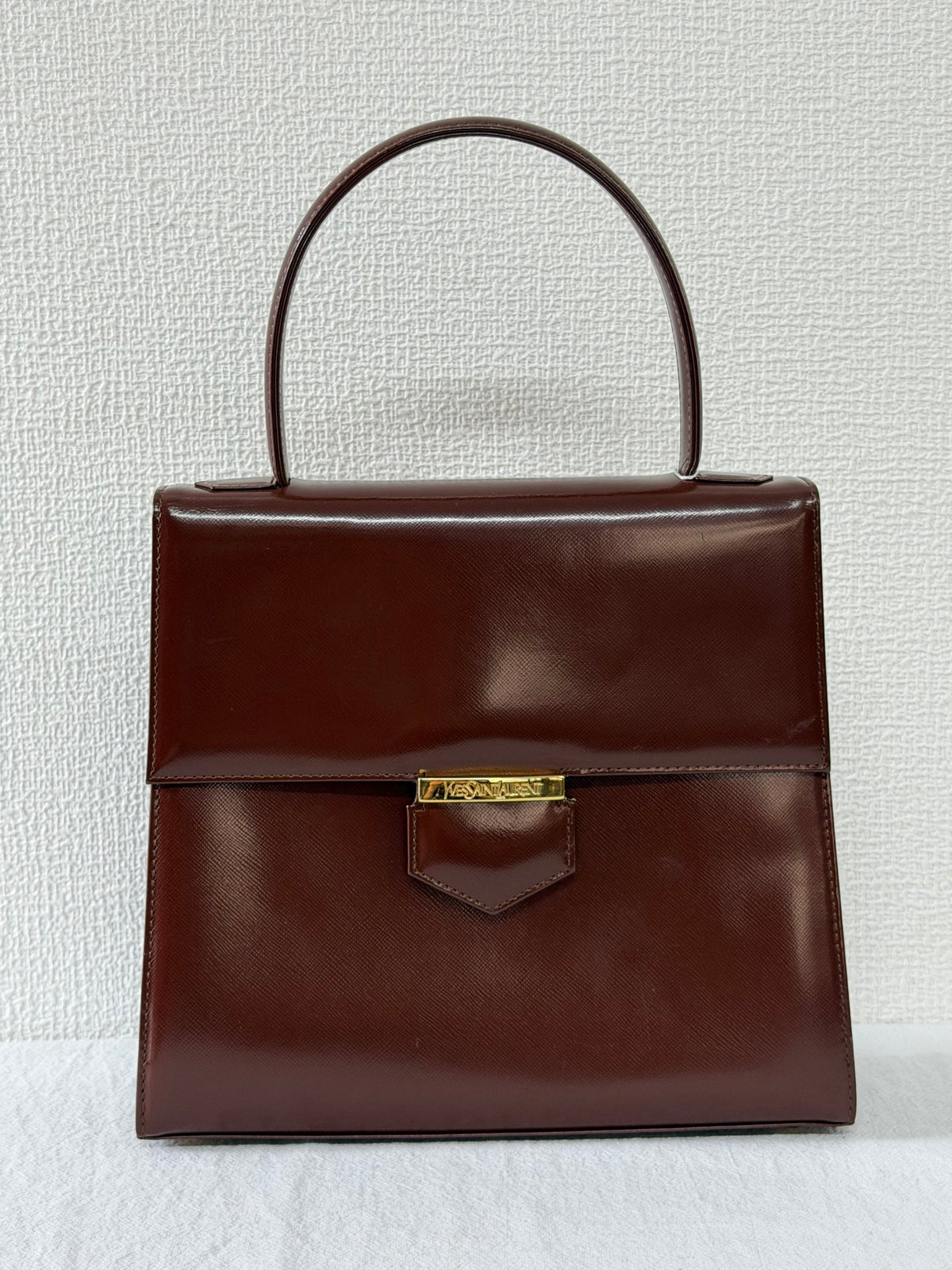 Yves Saint Laurent Box Flap Top Handle Bag