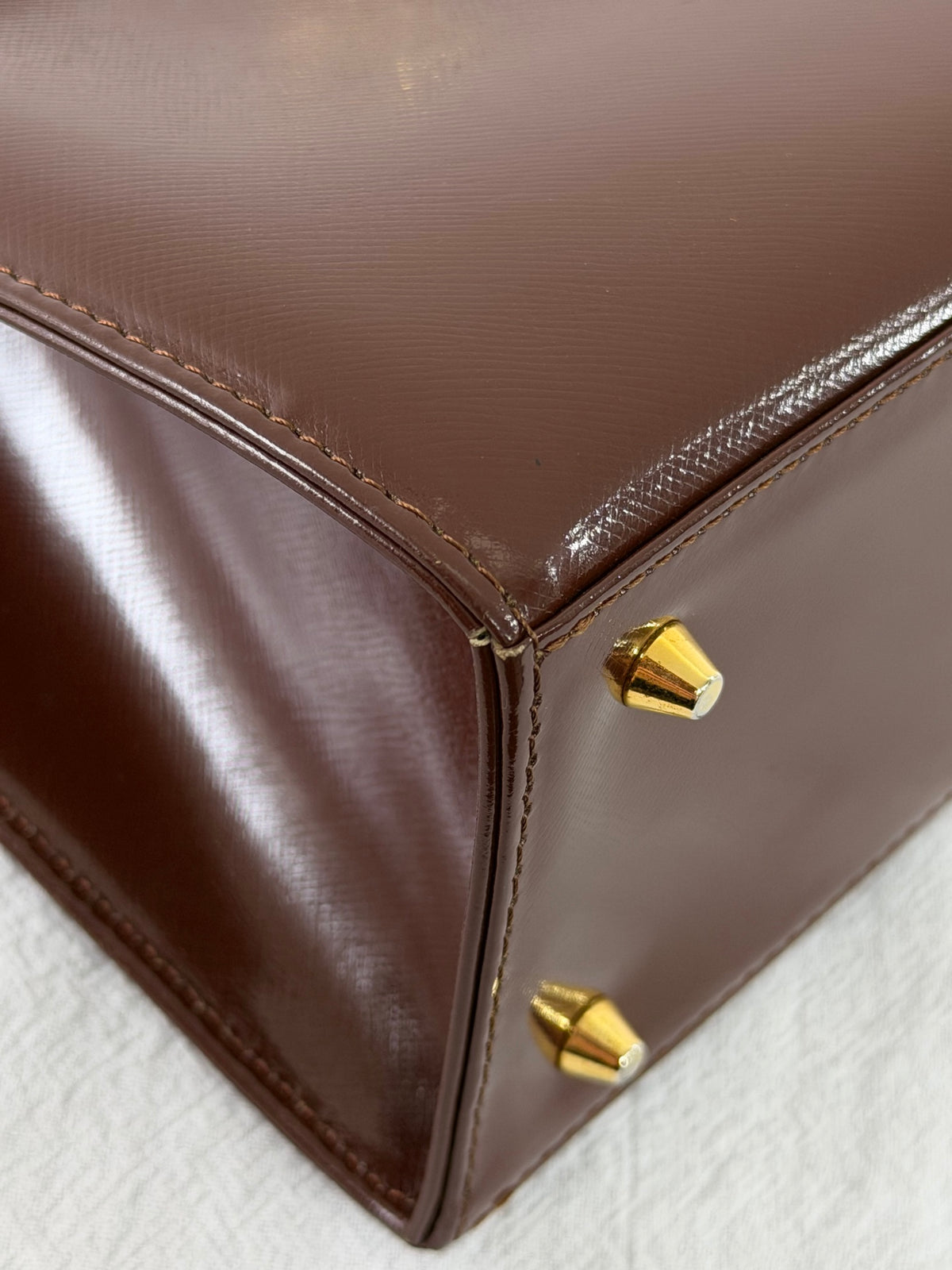Yves Saint Laurent Box Flap Top Handle Bag