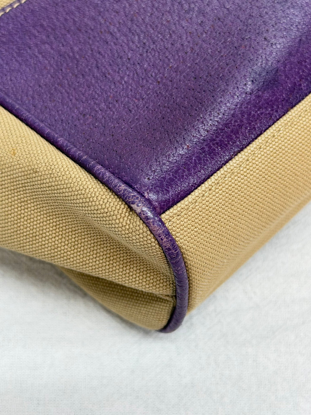 PRADA Canapa Canvas Cinghiale Bowling Bag