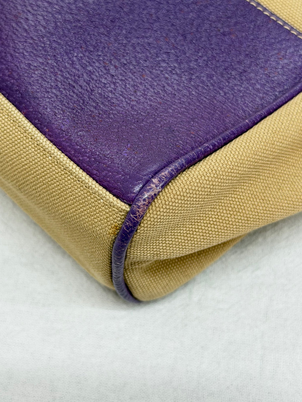 PRADA Canapa Canvas Cinghiale Bowling Bag