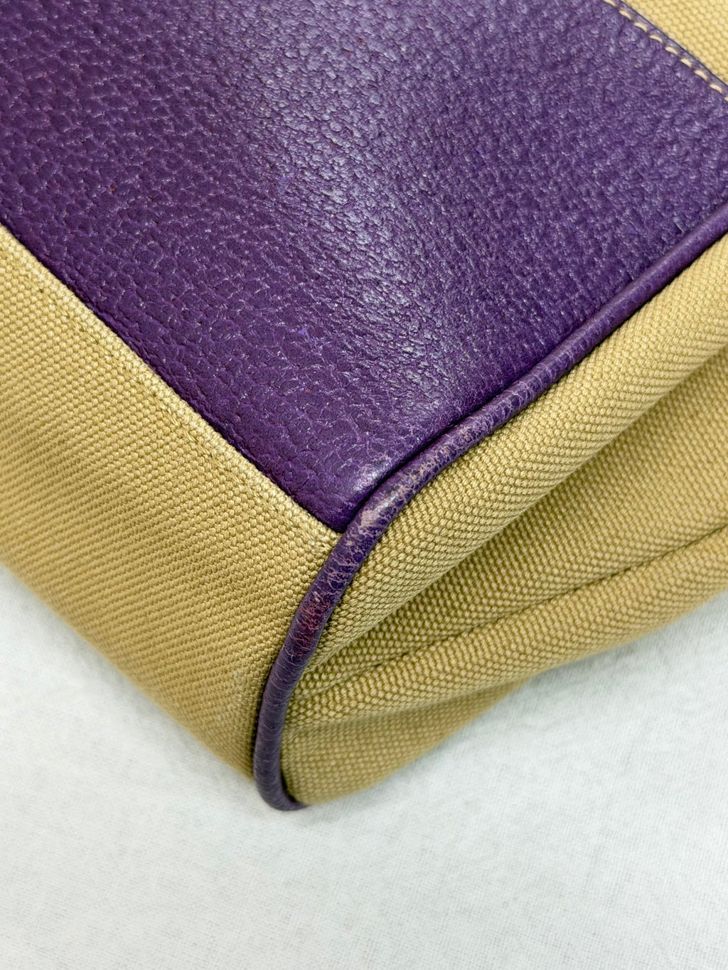 PRADA Canapa Canvas Cinghiale Bowling Bag