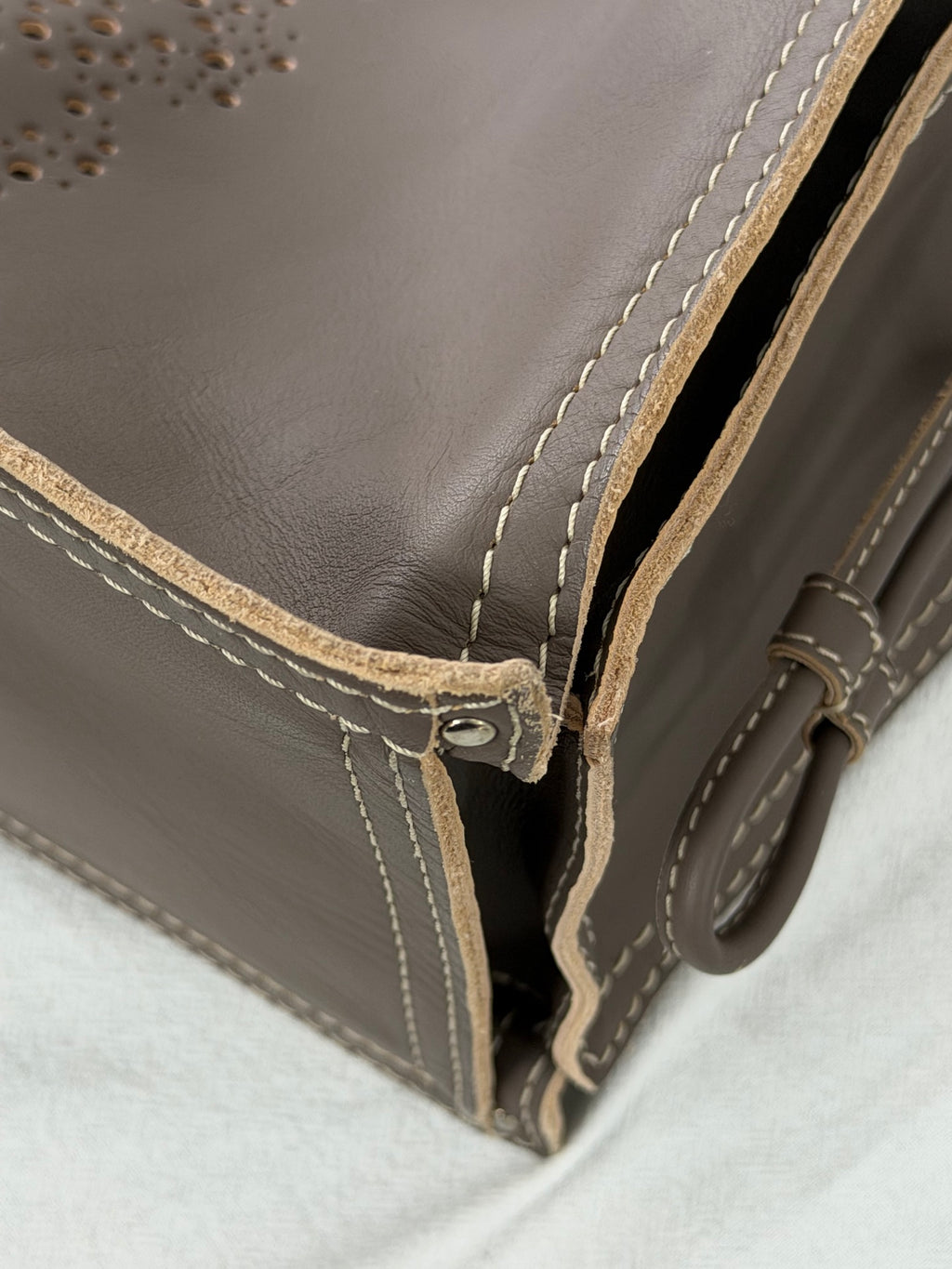 LOEWE Anagram Perforated Shopper Tote bag